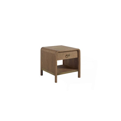 Table de bout en bois rustique avec tiroir et tablette - parfaite pour les chambres ou les salons confortables