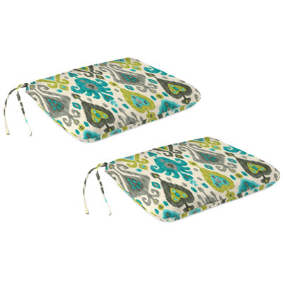 18" x 20" Outdoor Seat Cushion with Ties (Set of 2)