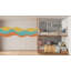 Adhésif décoratif rétro, rayures rétro, rayures rétro, décalcomanie, art mural rétro, rayures rétro, art mural moderne-1127622963