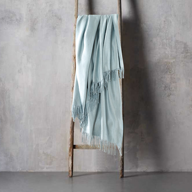 Adonia Plaza Throw, Blue