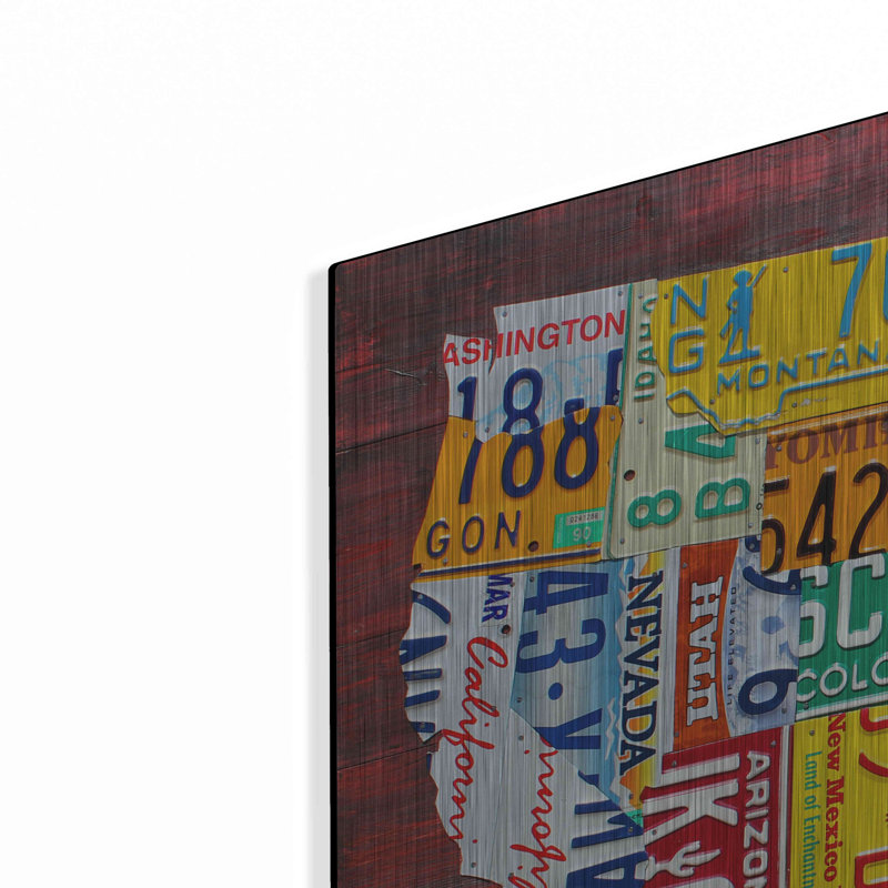 "USA Map Edition 15" par Design Turnpike, H 24 po x l 36 po