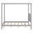 Canopy Platform Bed With Headboard-1822686912