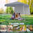10 X 10ft Pop Up Canopy Tent With 1 Sidewall, Portable Backpack, 4 Stakes  Slant Leg -113022029