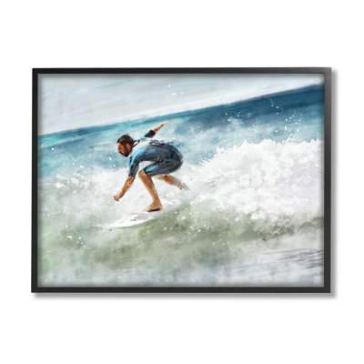 Surfeur mâle sur une vague salissante par Ziwei Li 922