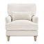 Chaises d'appoint rembourrées avec garniture cloutée Charney-455995674