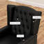Fauteuil d'appoint capitonné à boutons, fauteuil en similicuir-313366752