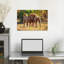 Majestic African Lions Abstract Contemporary Cat Lion Nature Wildlife Wall Art Print 1 Piece Wrapped Canvas Wall Art-2070904836