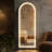 Led Full Body Mirror Arched Wall Mounted Free Standing Leaning-2146605095