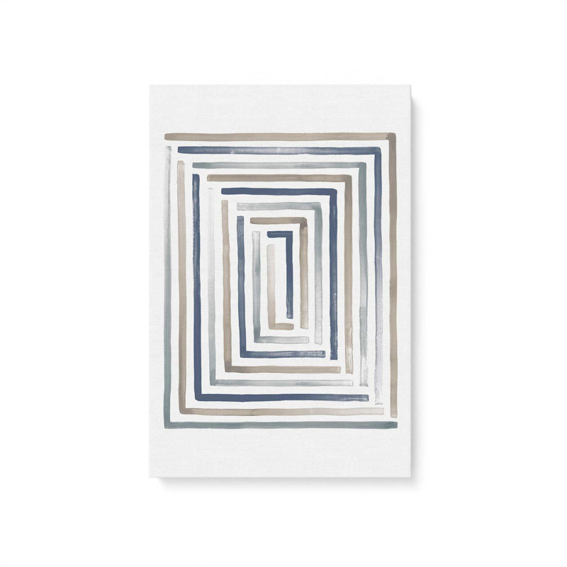 Toile tendue Linear Visions II, H 30 po x l 20 po