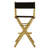 30" Folding Director Chair with Canvas-19623365-19623360