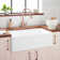 33" Curington Fireclay Farmhouse Sink with Fluted Apron