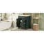 Meuble-lavabo moderne 24 po avec lavabo en céramique, 2 tiroirs et tablette réglable