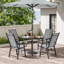Elijiah 4 - Person Patio Dining Set with Round Table-746259096-746259097