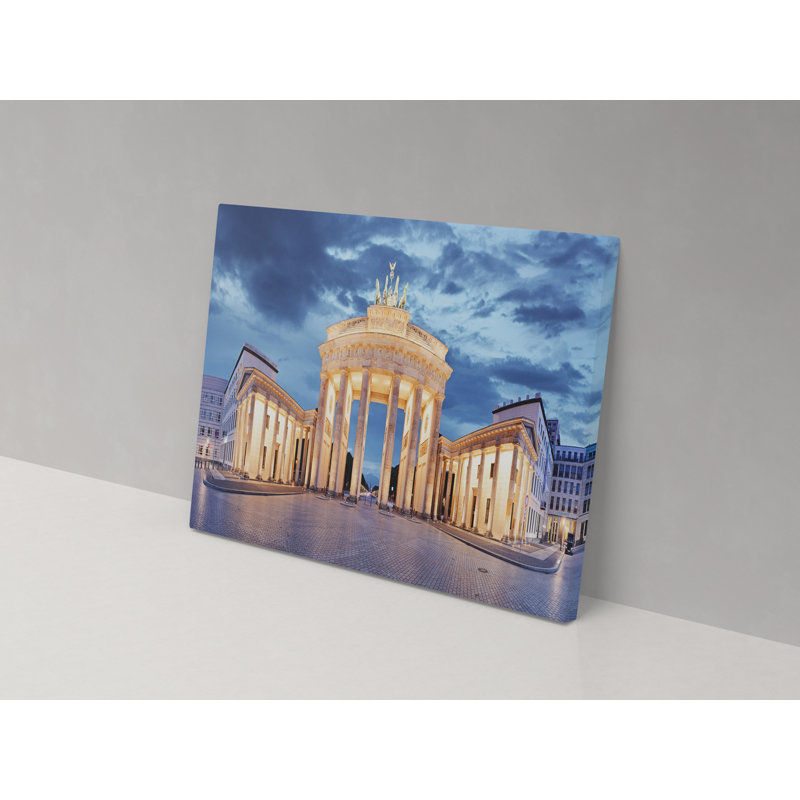 Brandenburg Gate Berlin - Wrapped Canvas Print, 82cm H x 123cm W x 4cm D