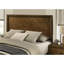 Transitional Full Size Bed, Walnut Solid Rubberwood Bed Frame, Veneer, Engineered Wood, High Headboard Advantage Bedroom Style, Bedframe, Charming-1105610841