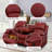 82'' Faux Leather Reclining Sofa-101964114
