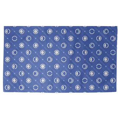 Bleu Tapis décoratif phases de lune classiques