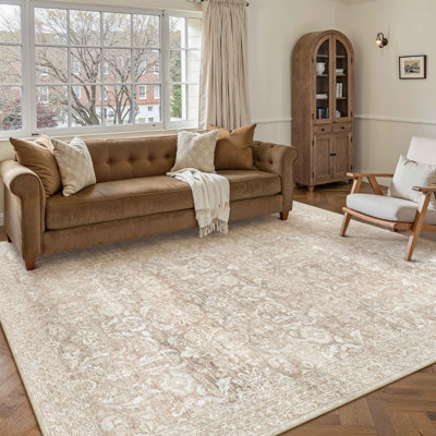 Tapis oriental beige Eva Vintage