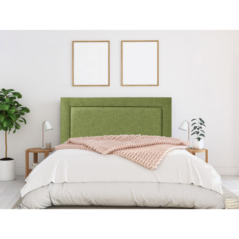 Franciane Upholstered Headboard, Single (3'), Lime Green