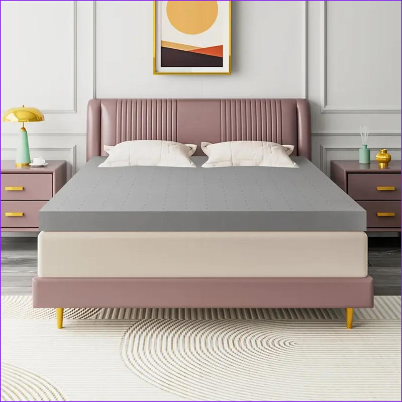 Surmatelas simple en mousse à haute densité extra ferme 2 pouces CertiPUR-US | Polyuréthane | Gris
2Déscription: mise à niveau