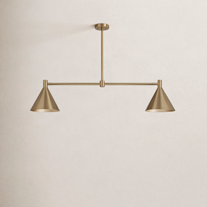 Moderne 2-Light Chandelier