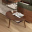 Table d'appoint ovale moderne Mid-Century l 25 po en chêne massif-656869580-659854607