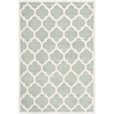 Tekonsha Geometric Wool Hand Woven Area Rug
