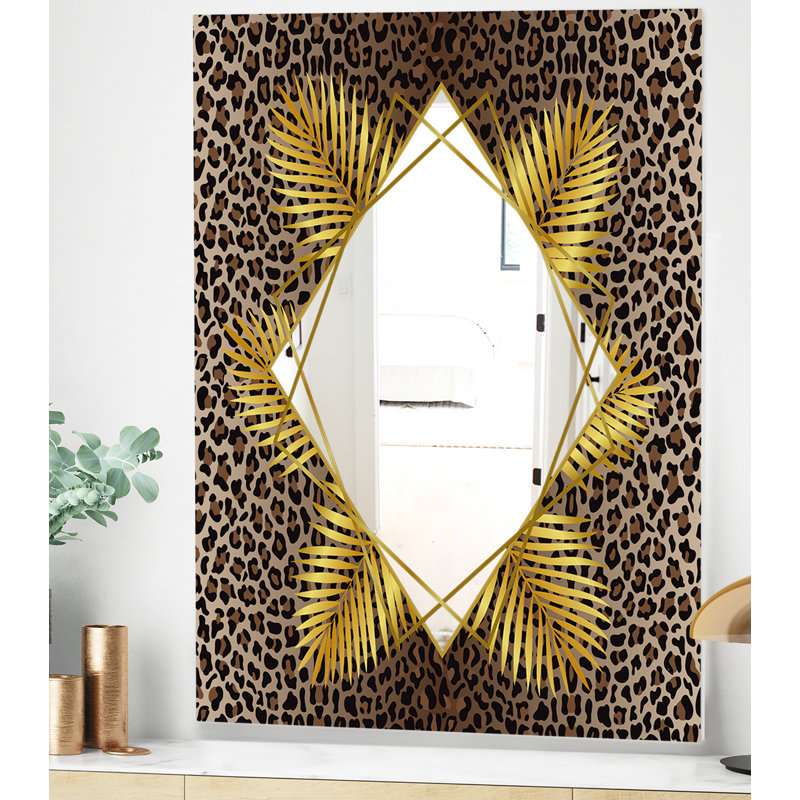 Miroir mural Leopard 5, H 39,4 po x l 29,5 po