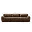 Tissu moelleux moelleux et moelleux de 114 po, canapé modulaire modulaire, conception ergonomique avec repose-pieds et coussins décoratifs, connexion par boucle pour emballage sous vide à compression complète-1146470888-1146470881-1146470885