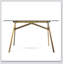 Bureau d'ordinateur moderne en verre trempé et en bois d'acacia, idéal pour les bureaux à domicile et les salles de conférence, durable et élégant