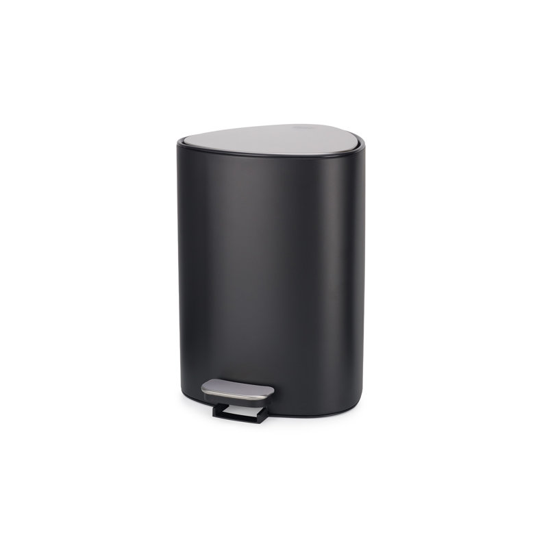 5-liter Pedal Trash Bin, Black