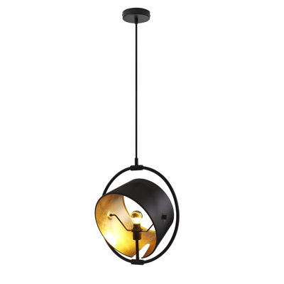 Luminaire suspendu géométrique 1 lumières simple Lilly-Anne