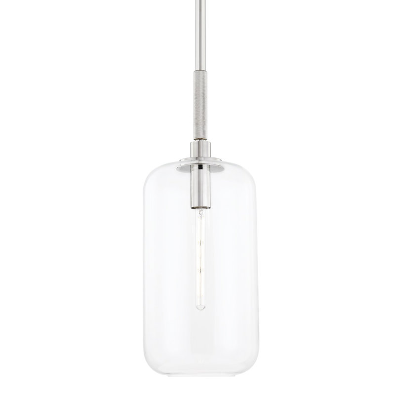Luminaire suspendu, Laiton vieilli, H 30 po x l 11 po x P 11 po