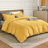 Bedsure Golden Yellow Duvet Cover King Size - Soft Double Brushed Bedding Set for Kids & Adults（Set of 3）-109724498-109724470