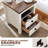 Farmhouse End Table With 2 USB Ports, 2 Power Outlets-1990699073