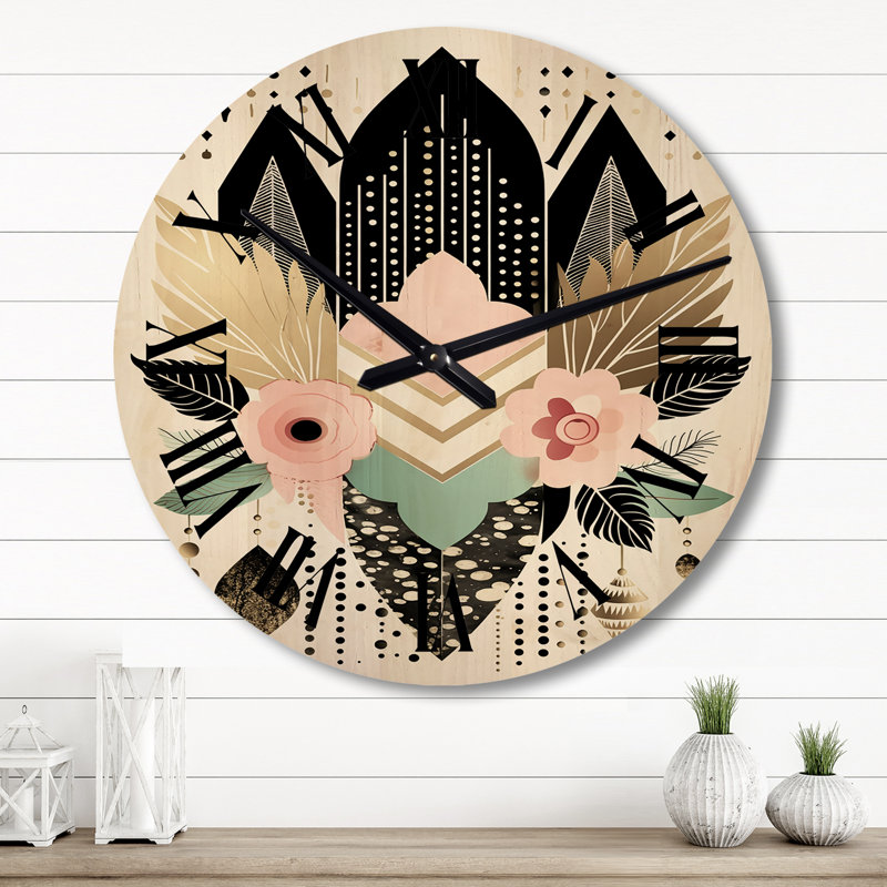 Horloge murale Boho Chic, Grand