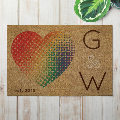 Non-Slip Wedding Doormat