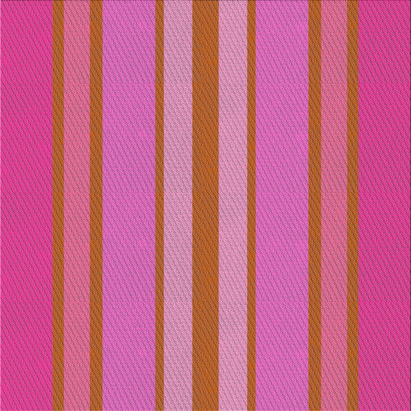 Tapis mauve à rayures Raeford, Carré 7 pi
