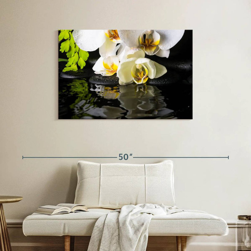 Harnek Delicate Zen Orchids, 26" H x 39" W