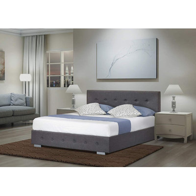 Anglea Upholstered Ottoman Storage Bed with Mattress