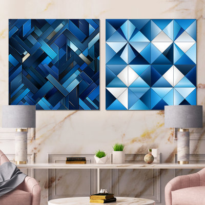 Costante - Formes abstraites, ensemble de 2 reproductions d'art sur toile