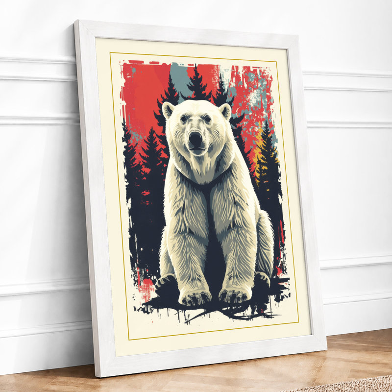 Confrontation Modern - Framed Print, A1 - 84.1 x 59.4 cm, White