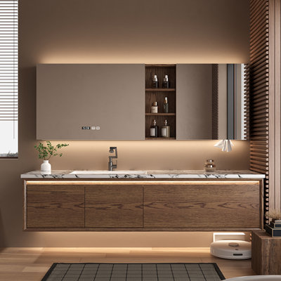 Armoire de salle de bain de style médiéval exquis
