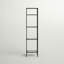 Bibliothèque de type étagère en acier de H 73 po x l 18 po Letia-318422667
