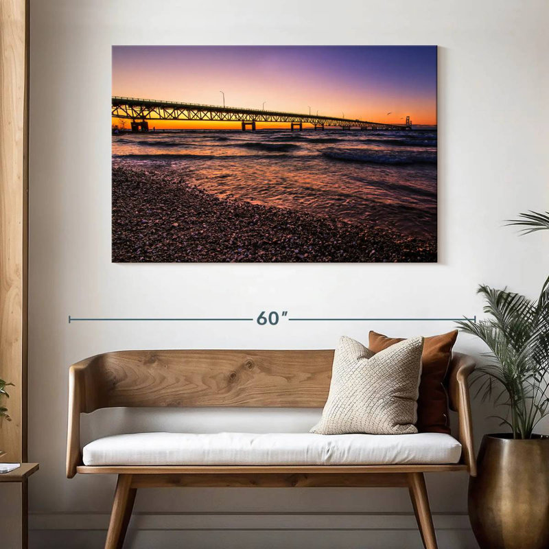 Lilie Mackinac Beach Sunset, H 32 po x l 48 po