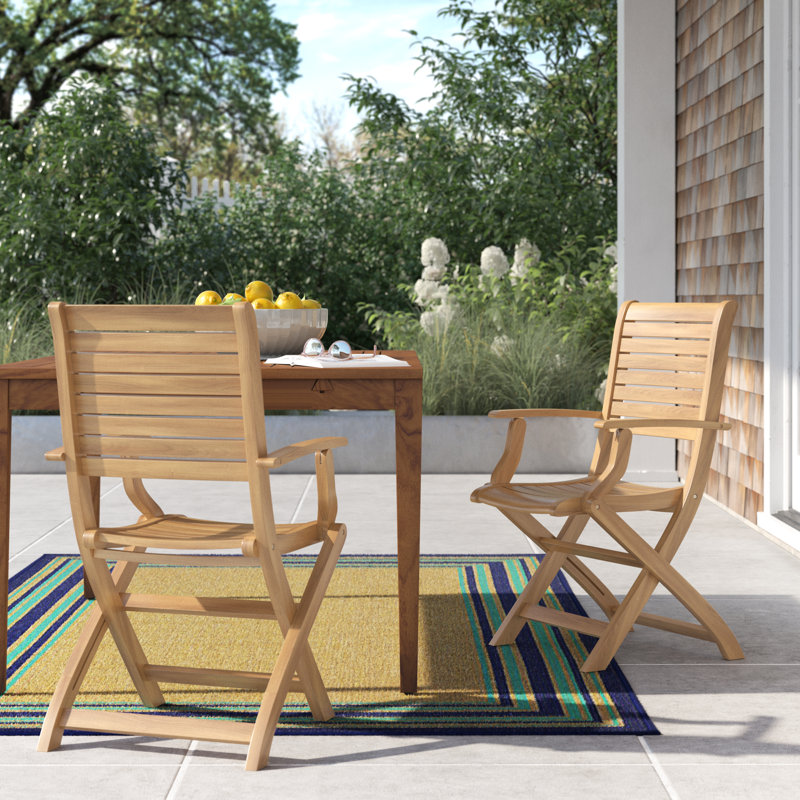 Rafael Wood Outdoor Lounge Chair 