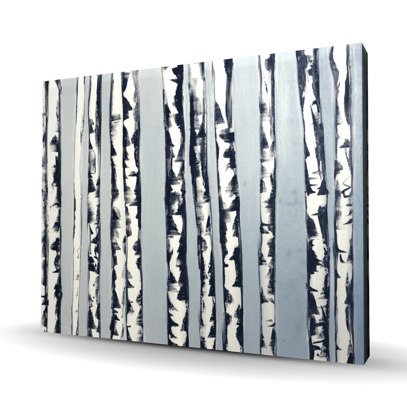 Petits bouleaux - Toile de bureau pour décoration intérieure