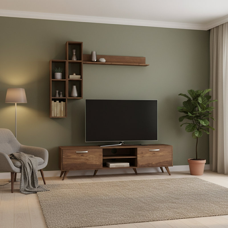 Entertainment Center TV Stand For Tvs Up To 60''