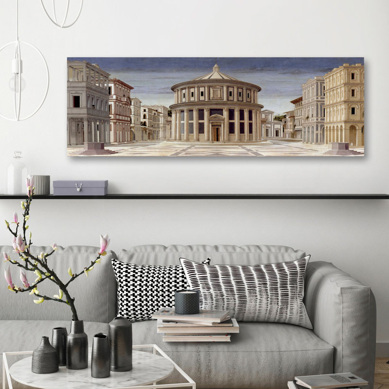 “La Città Ideale (The Ideal City, Detail)” By Piero Della Francesca, 50cm H x 150cm W x 4cm D