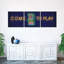 «Come To Play Game Room», reproduction sur toile-92899930